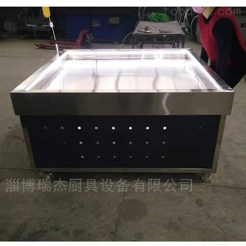 不銹鋼生鮮臺與冰鮮臺在超市設(shè)備中的關(guān)鍵作用